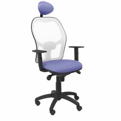 Sedia Ufficio con Poggiatesta Jorquera  Piqueras y Crespo ALI261C Azzurro