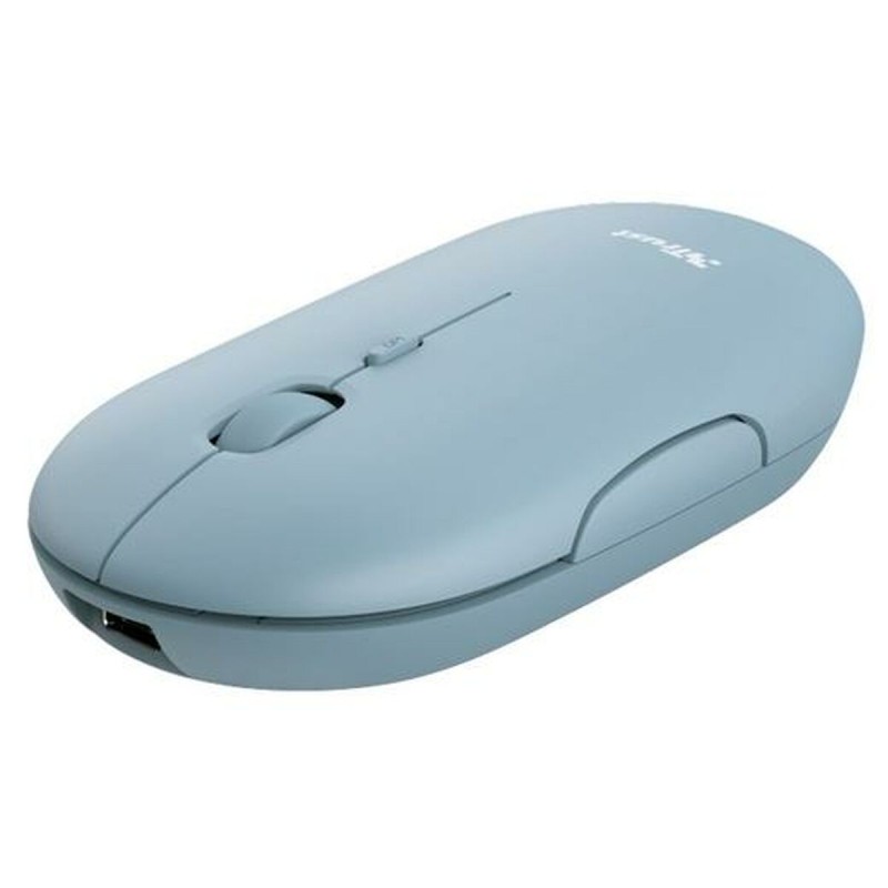 Mouse senza Fili Trust Puck 1600 DPI Azzurro Mouse senza Fili Trust Puck 1600 DPI Azzurro
