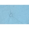 Testiera del Letto DKD Home Decor Azzurro Legno d'albero della gomma 160 x 7 x 65 cm