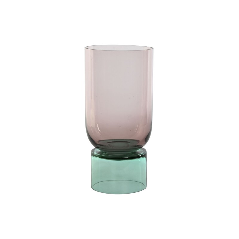 Vaso Home ESPRIT Bicolore Cristallo 15 x 15 x 32 cm Vaso Home ESPRIT Bicolore Cristallo 15 x 15 x 32 cm