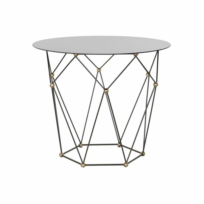 Tavolo aggiuntivo DKD Home Decor 8424001820351 Cristallo Nero Dorato Metallo (70 x 70 x 60 cm) Tavolo aggiuntivo DKD Home Decor 8424001820351 Cristallo Nero Dorato Metallo (70 x 70 x 60 cm)