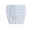 Vaso DKD Home Decor Bianco Resina Moderno (19 x 19 x 60 cm)