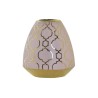 Vaso DKD Home Decor Porcellana Rosa Dorato Orientale Cromato 16 x 16 x 18 cm