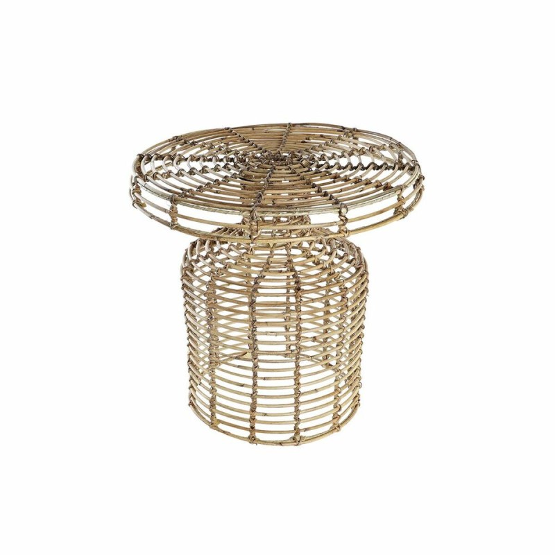 Tavolo aggiuntivo DKD Home Decor Naturale 48 x 48 x 45 cm Tavolo aggiuntivo DKD Home Decor Naturale 48 x 48 x 45 cm