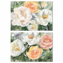 Quadro DKD Home Decor Fiori (90 x 2,5 x 60 cm) (2 Unità)