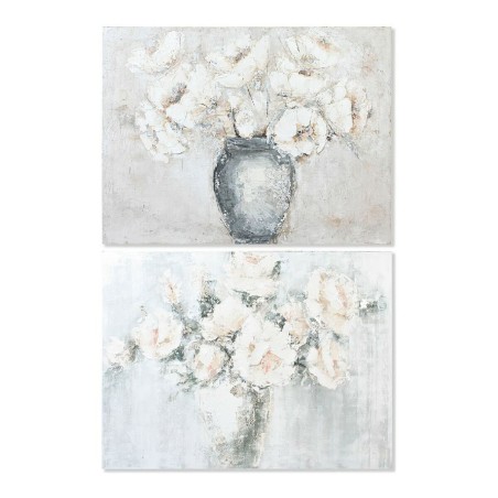 Quadro DKD Home Decor Vase 120 x 3,8 x 90 cm Vaso Romantico (2 Unità)