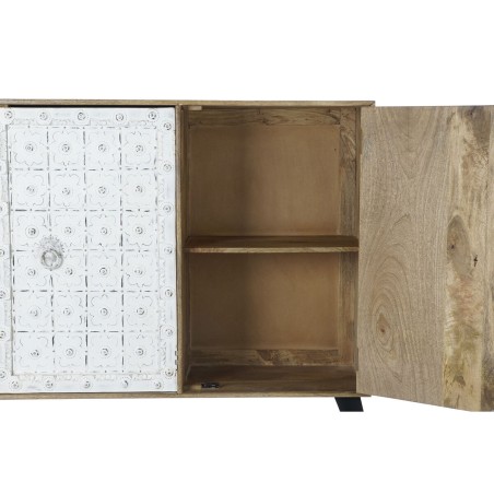 Credenza DKD Home Decor   Bianco Naturale Legno di mango 165 x 45 x 100 cm