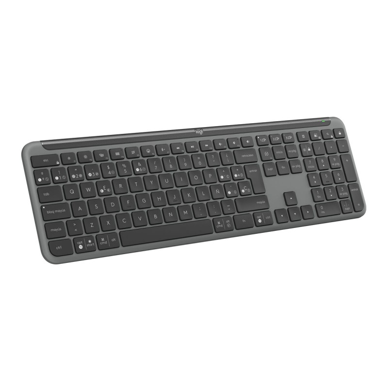 Tastiera Wireless Logitech 920-012455 Grafite QWERTY Tastiera Wireless Logitech 920-012455 Grafite QWERTY