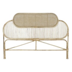 Testiera del Letto DKD Home Decor Marrone Naturale 180 x 4 x 90 cm
