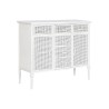 Credenza Home ESPRIT Bianco Metallo 101 x 42 x 85 cm