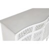 Credenza Home ESPRIT Bianco Metallo 101 x 42 x 85 cm