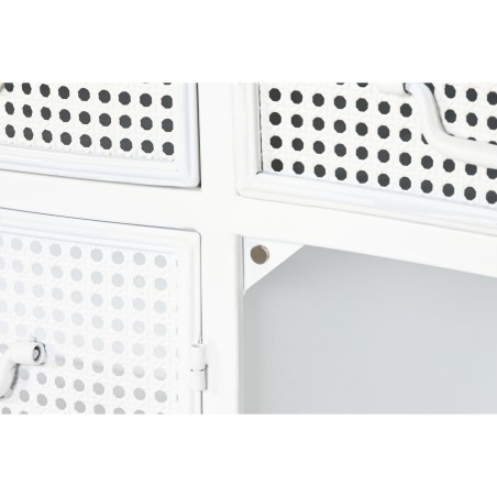 Credenza Home ESPRIT Bianco Metallo 101 x 42 x 85 cm
