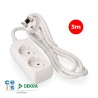 Multipresa con 2 Prese senza Interruttore EDM 41017 Schuko (3 m)
