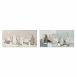 Tela DKD Home Decor Pino Tela 120 x 3,8 x 60 cm