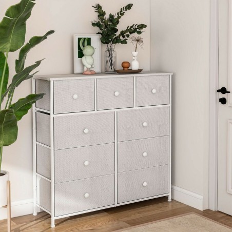 Cassettiera Max Home Bianco 100 x 100 x 30 cm