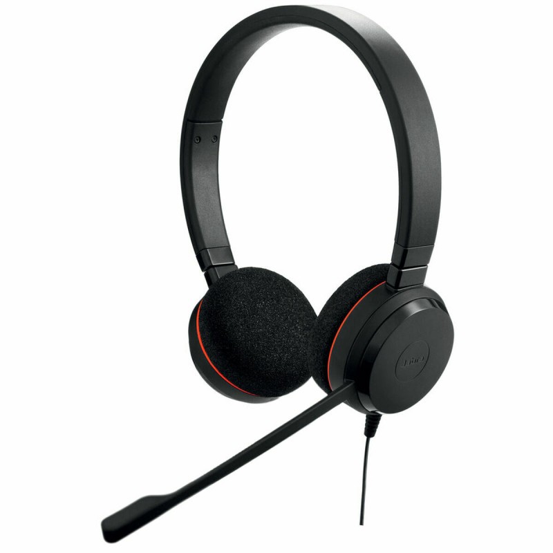 Auricolari con Microfono Jabra Evolve 20 MS Stereo Nero Auricolari con Microfono Jabra Evolve 20 MS Stereo Nero