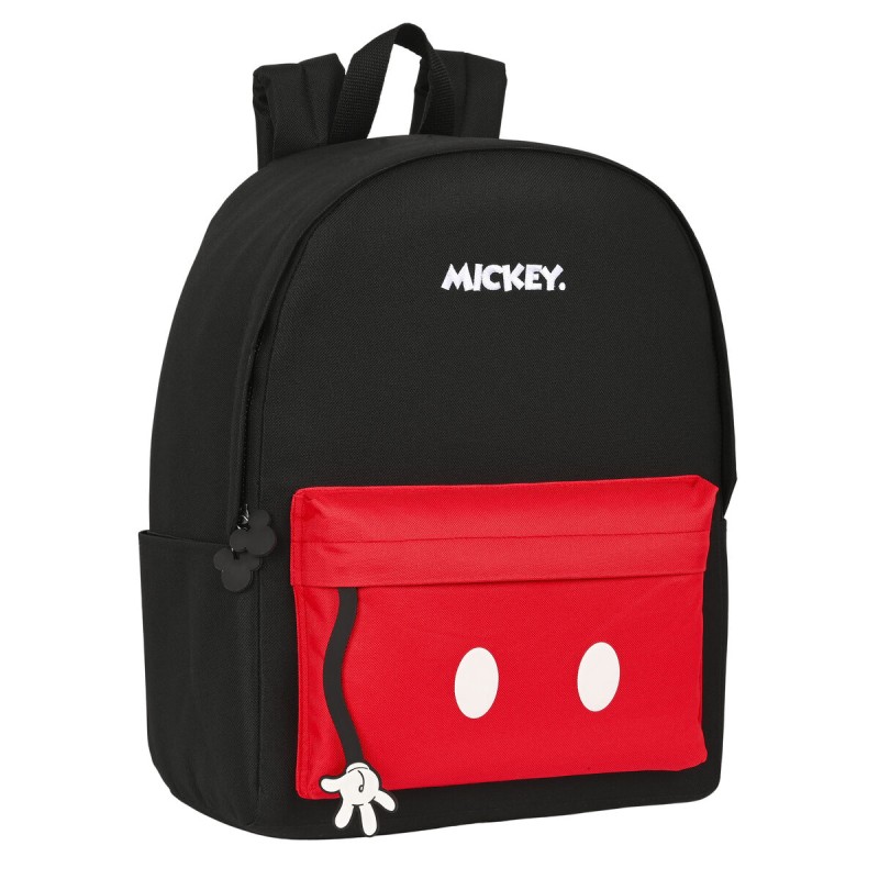 Zaino per Portatile Mickey Mouse Clubhouse mickey mouse Nero Rosso 31 x 40 x 16 cm Zaino per Portatile Mickey Mouse Clubhouse mickey mouse Nero Rosso 31 x 40 x 16 cm