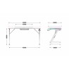 Scrivania Huzaro HZ-Hero 3.3 White RGB Bianco