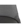 Sedia da Sala da Pranzo DKD Home Decor Poliestere Grigio scuro Rovere (48 x 44 x 84 cm)