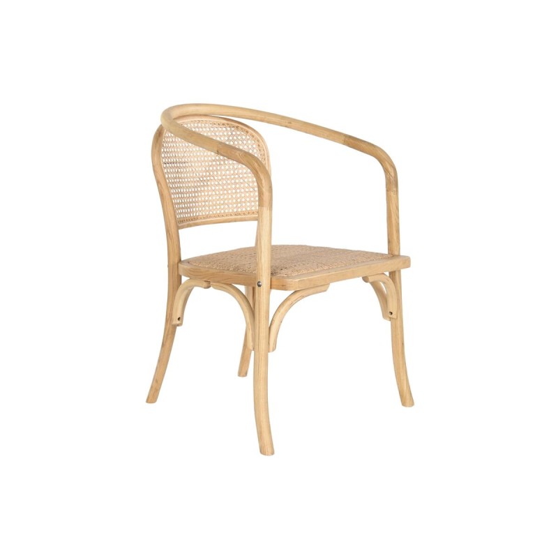 Sedia da Sala da Pranzo DKD Home Decor Naturale 53 x 54 x 80 cm Sedia da Sala da Pranzo DKD Home Decor Naturale 53 x 54 x 80 cm