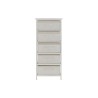 Cassettiera DKD Home Decor Bianco Bambù Legno di paulownia 42 x 32 x 98 cm