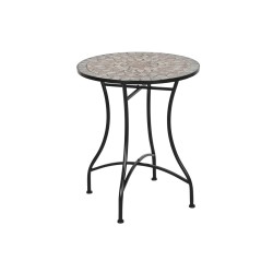 Tavolo aggiuntivo Home ESPRIT Nero Multicolore 60 x 60 x 72 cm