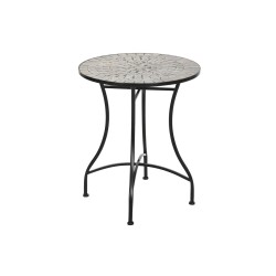 Tavolo aggiuntivo Home ESPRIT Nero Multicolore 60 x 60 x 72 cm