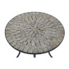 Tavolo aggiuntivo Home ESPRIT Nero Multicolore 60 x 60 x 72 cm