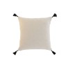 Cuscino Home ESPRIT Nero Boho Palma 45 x 5 x 45 cm
