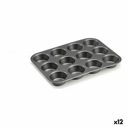 Stampo per Dolci Kinvara CK57179 Grigio scuro Metallo Acciaio al carbonio 20 x 2 x 26 cm (12 Unità)