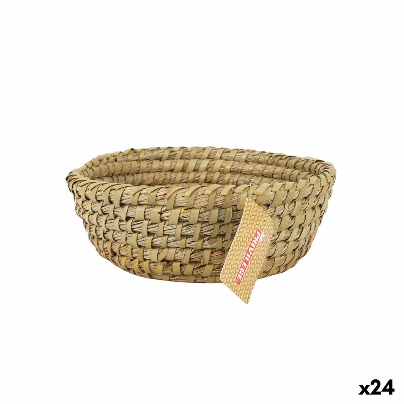 Cestino Multiuso Privilege vimini Rotonda ø 22 x 8 cm 22 x 22 x 8 cm (24 Unità) Cestino Multiuso Privilege vimini Rotonda ø 22 x 8 cm 22 x 22 x 8 cm (24 Unità)