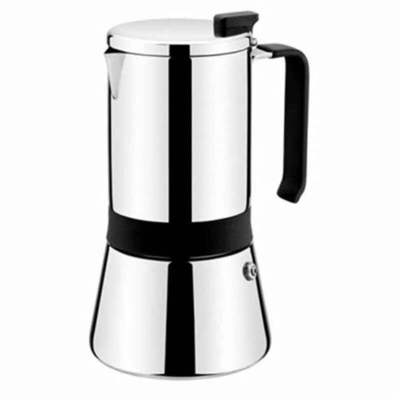 Caffettiera Italiana Monix M770004 Acciaio Acciaio inossidabile 4 Tazze Caffettiera Italiana Monix M770004 Acciaio Acciaio inossidabile 4 Tazze