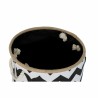 Cesta Decorativa DKD Home Decor Bianco Nero Juta Iuta