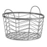 Set di Cesti Gift Decor Argentato Argento Metallo 40 x 18 x 40 cm