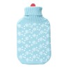 Borsa Acqua Calda EDM 76771 Azzurro Azzurro/Bianco Fiocchi di neve Lana 2 L Plastica