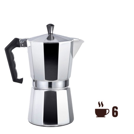 Caffettiera Italiana EDM   Alluminio 6 Tazze