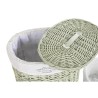 Set di Cesti DKD Home Decor Verde vimini 51 x 37 x 56 cm 5 Pezzi