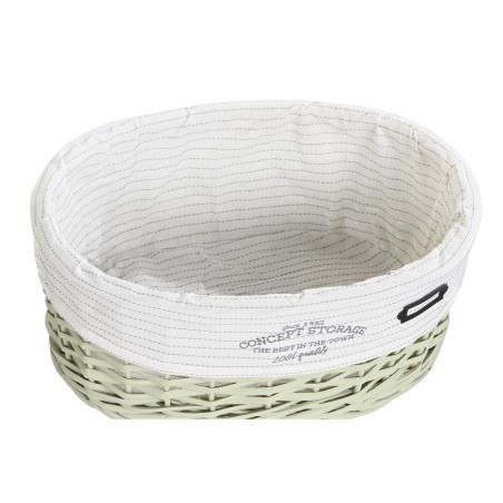 Set di Cesti DKD Home Decor Verde vimini 51 x 37 x 56 cm 5 Pezzi