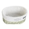 Set di Cesti DKD Home Decor Verde vimini 51 x 37 x 56 cm 5 Pezzi