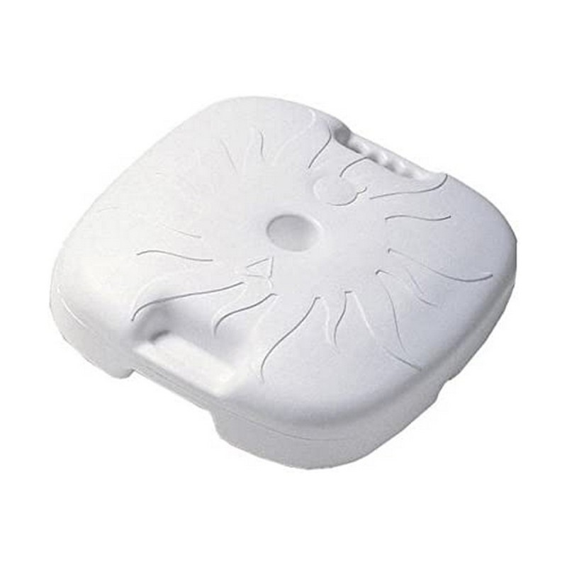 Base per Ombrellone IPAE Progarden 18 L Bianco polipropilene Plastica 44 x 44 x 12 cm Base per Ombrellone IPAE Progarden 18 L Bianco polipropilene Plastica 44 x 44 x 12 cm