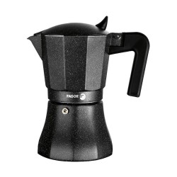 Caffettiera Italiana Fagor Tiramisu Nero Alluminio 9 Tazze
