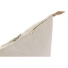 Cuscino Home ESPRIT Beige Naturale Tropicale Boho 45 x 5 x 45 cm