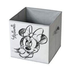 Secchio contenitore Domopak Living Minnie Grigio chiaro Stoffa 32 x 32 x 32 cm