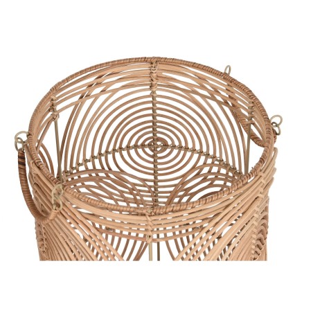 Set di Cestini DKD Home Decor Naturale Marrone Chiaro (2 Pezzi)