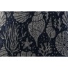Cuscino Home ESPRIT Argentato Blu Marino Mediterraneo 45 x 15 x 45 cm