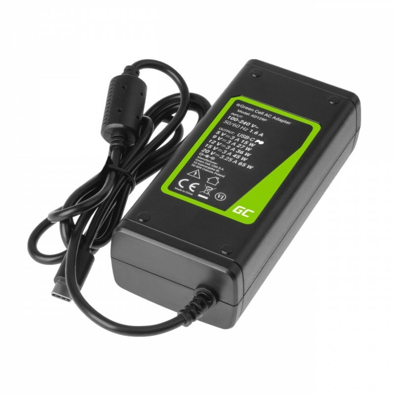 Caricabatterie Portatile Green Cell AD134P 65 W Caricabatterie Portatile Green Cell AD134P 65 W
