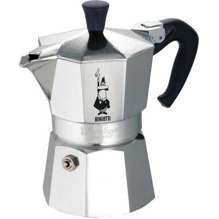 Caffettiera Italiana Bialetti Moka Express Alluminio 200 ml 3 Tazze