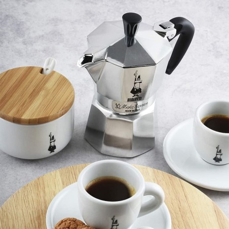 Caffettiera Italiana Bialetti Moka Express Alluminio 200 ml 3 Tazze