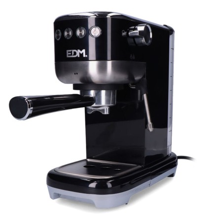 Caffettiera Express a Leva EDM 07707 Nero 2 Tazze 1,3 L