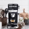 Caffettiera Express a Leva EDM 07707 Nero 2 Tazze 1,3 L